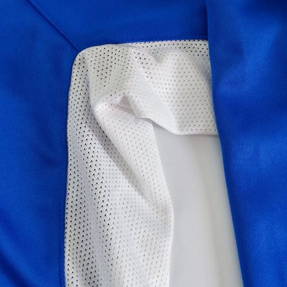 NWT Nike basketball training shirt women's size M blue white mesh on the side - Picture 11 of 14